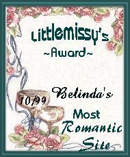 Belindas Romance Award :-)